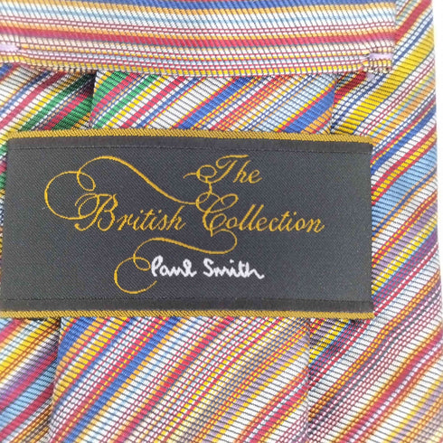 ポールスミス Paul Smith マルチカラー ストライプ ネクタイ メンズ